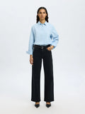 Wide Bea-Kori Hw Jeans - Black Denim
