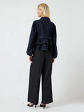 Y.A.S Yascelina Ls Denim Tie Top