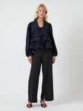 Y.A.S Yascelina Ls Denim Tie Top