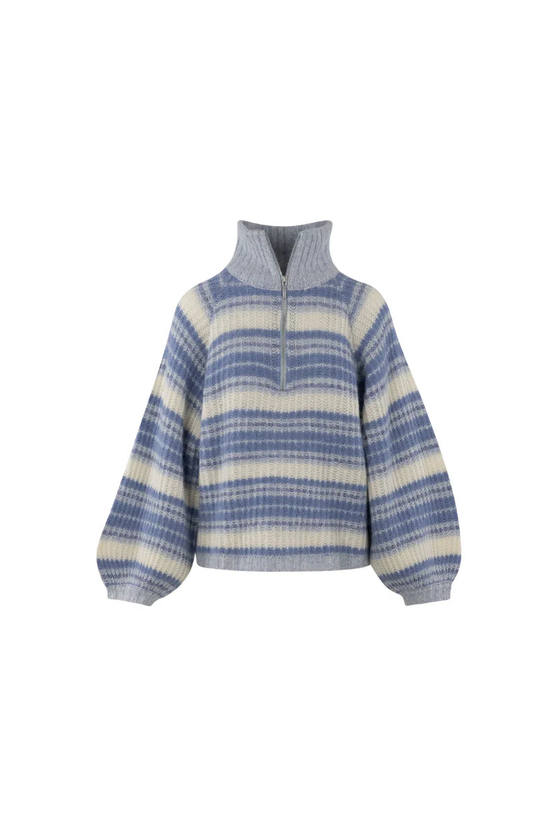 Lova Half-Zip - Blue