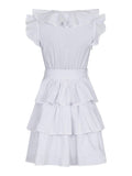 Ramsey Solid Dress - White