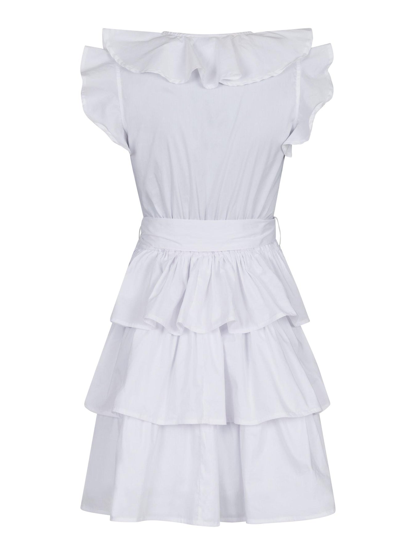 Ramsey Solid Dress - White