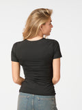 Verna Jersey Tee - Black