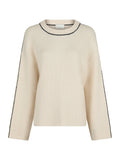 Latte Knit Blouse - Ivory