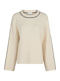 Latte Knit Blouse - Ivory