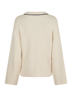 Latte Knit Blouse - Ivory