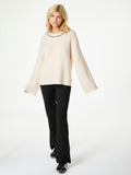 Latte Knit Blouse - Ivory