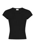Tirra Knit Tee - Black
