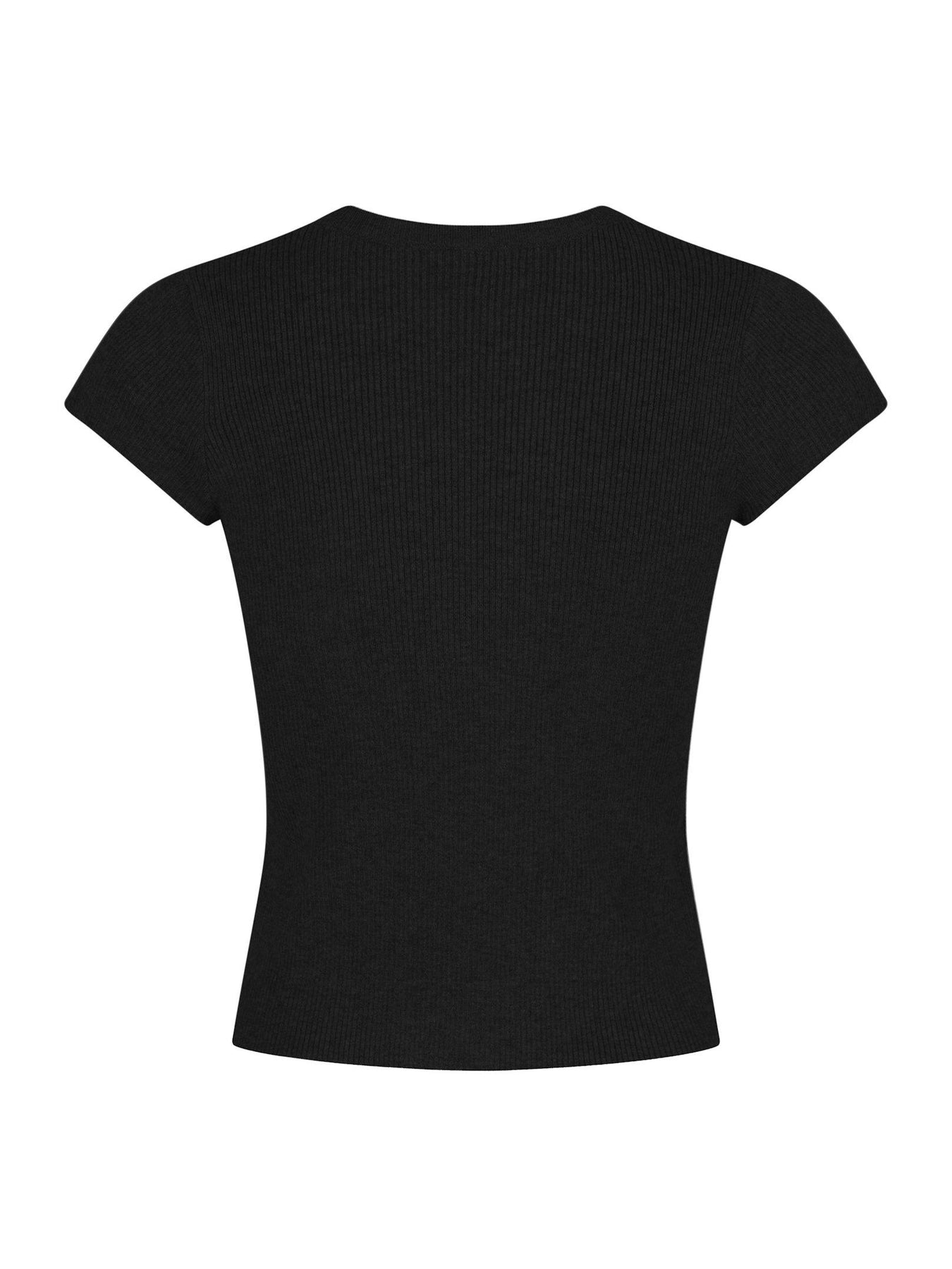 Tirra Knit Tee - Black