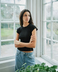 Tirra Knit Tee - Black