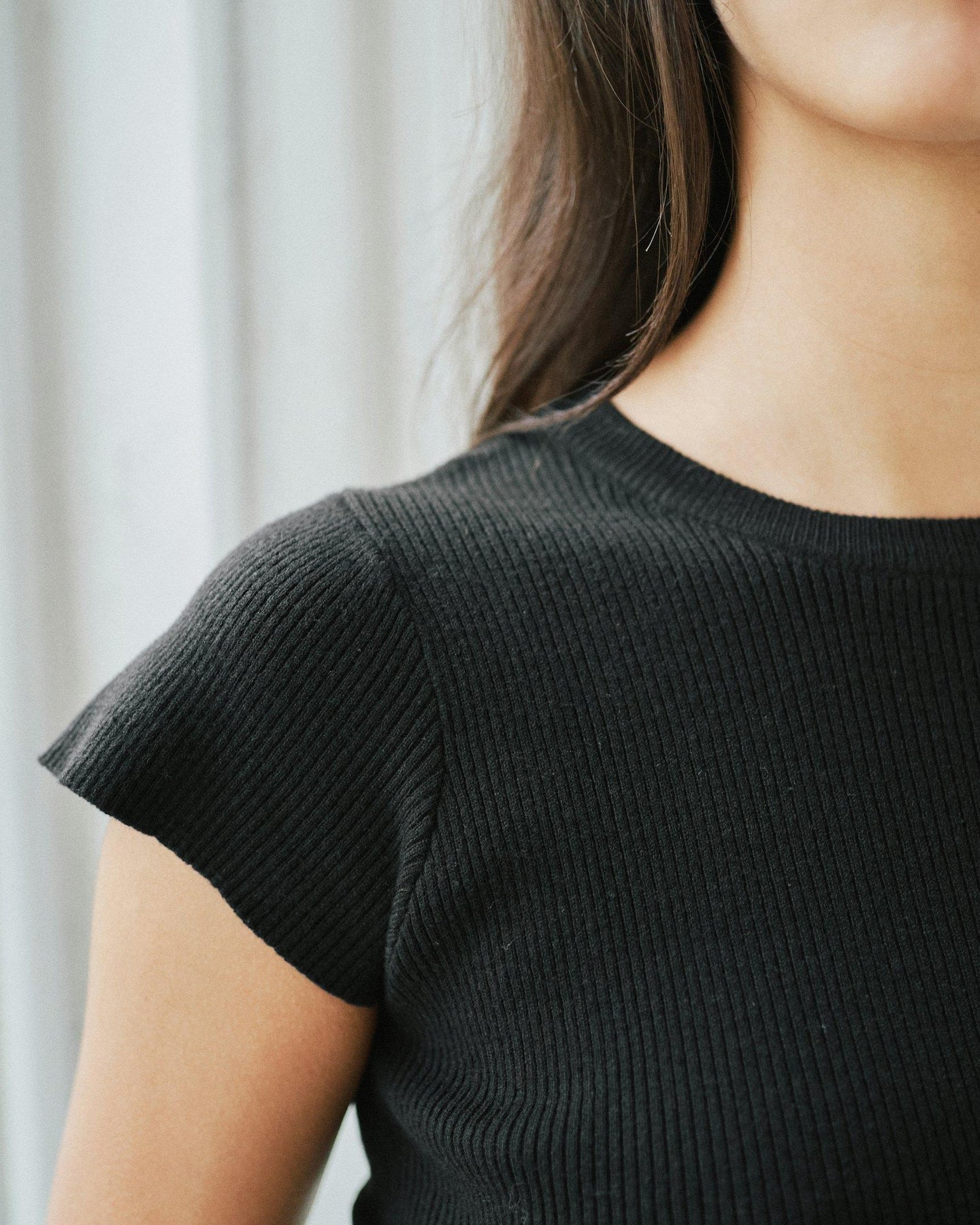 Tirra Knit Tee - Black