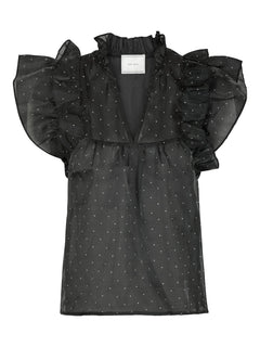 Jayla Bedazzled Top - Black