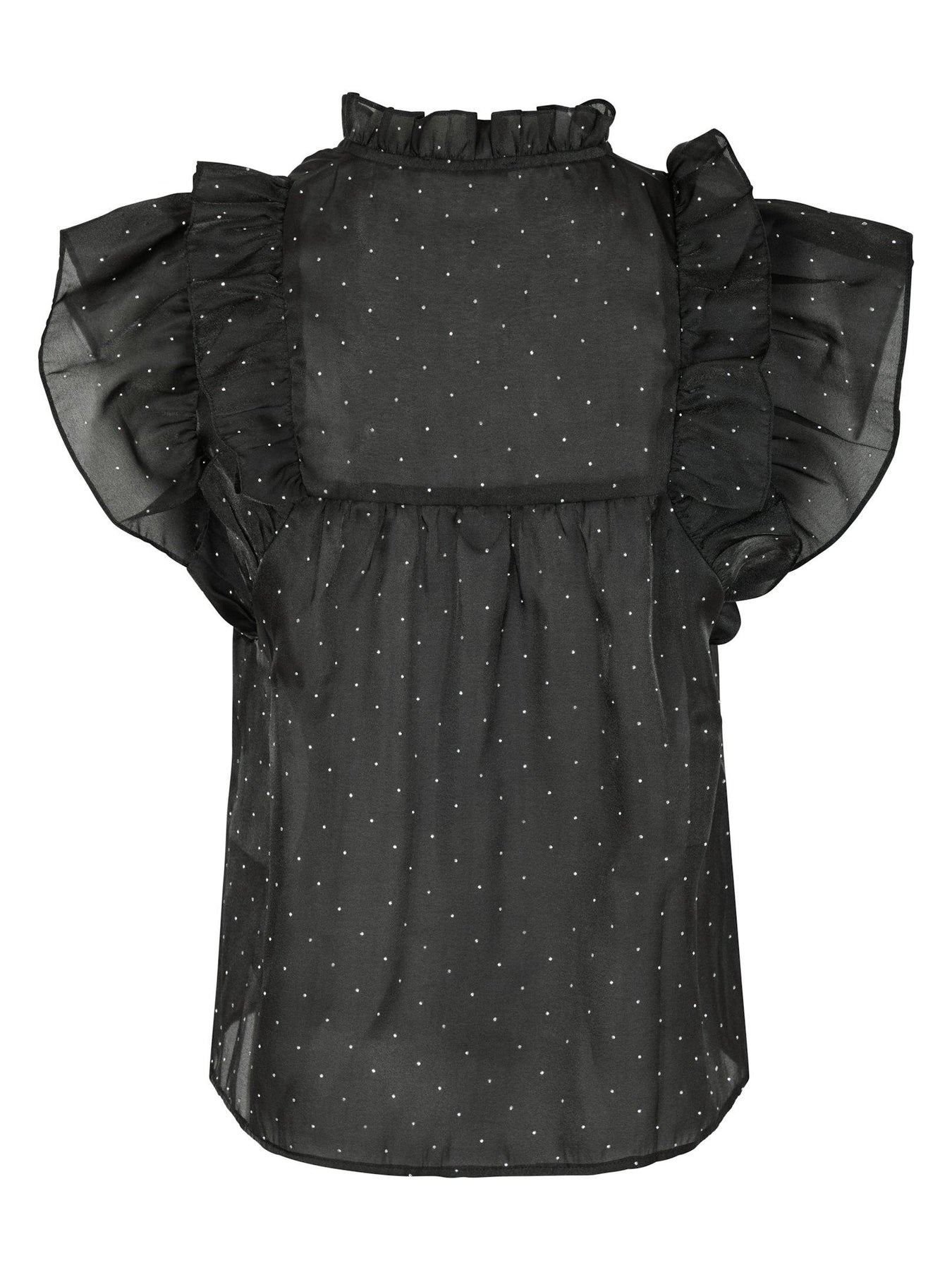 Jayla Bedazzled Top - Black