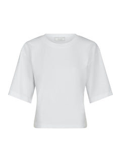 Asha Boxy Tee - White