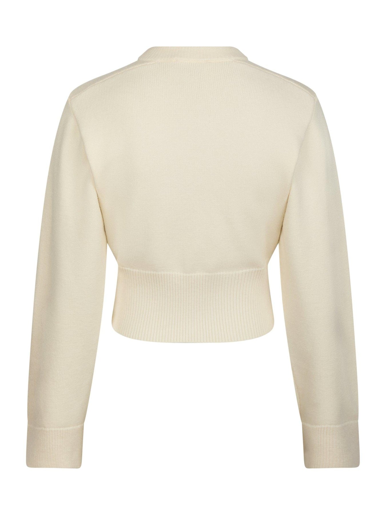 Neo Noir Palli Clean Knit Blouse - Ivory