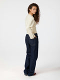 Neo Noir Palli Clean Knit Blouse - Ivory