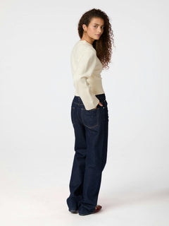 Palli Clean Knit Blouse - Ivory