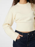 Neo Noir Palli Clean Knit Blouse - Ivory