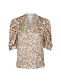Roella Graphic Fade Blus - Dark Sand