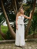 Emberly Crepe Top - Creme