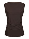 Liblana Mesh Top - Dark Brown