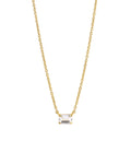 Emerald Chain Necklace - Guld