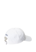 The Iconic Cotton Chino Ball Cap - White/Newport Navy
