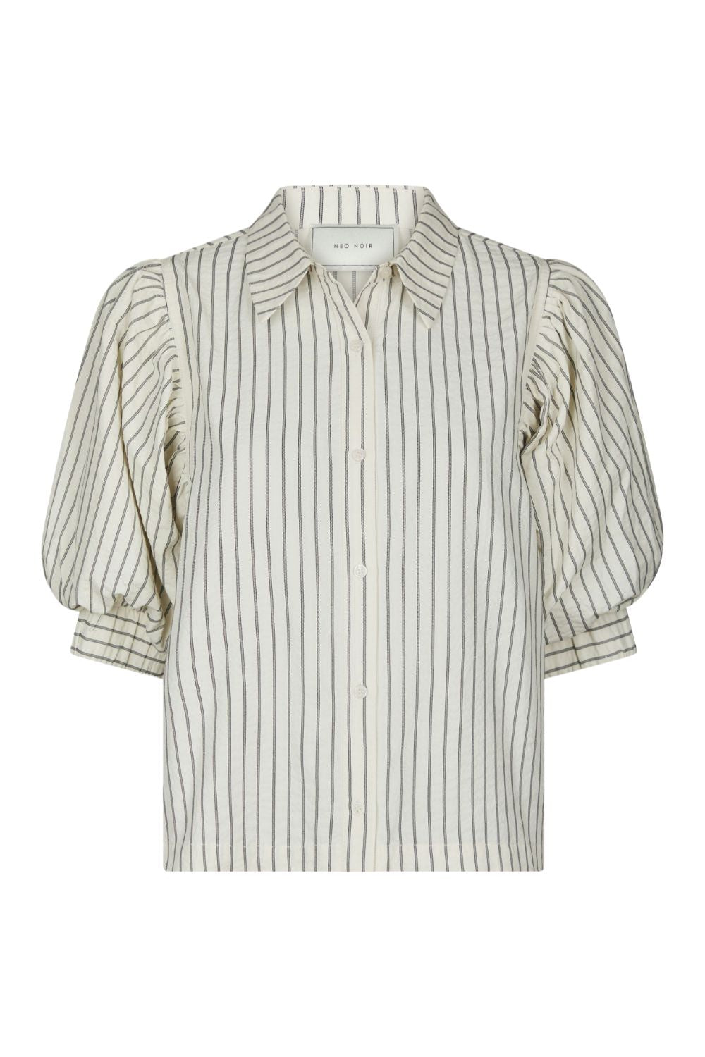 Etta Slim Stripe Shirt - Off White