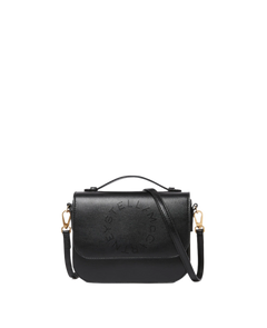 Logo Messenger Crossbody Bag - Black