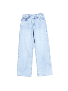W Wide Jeans - Blue Washed