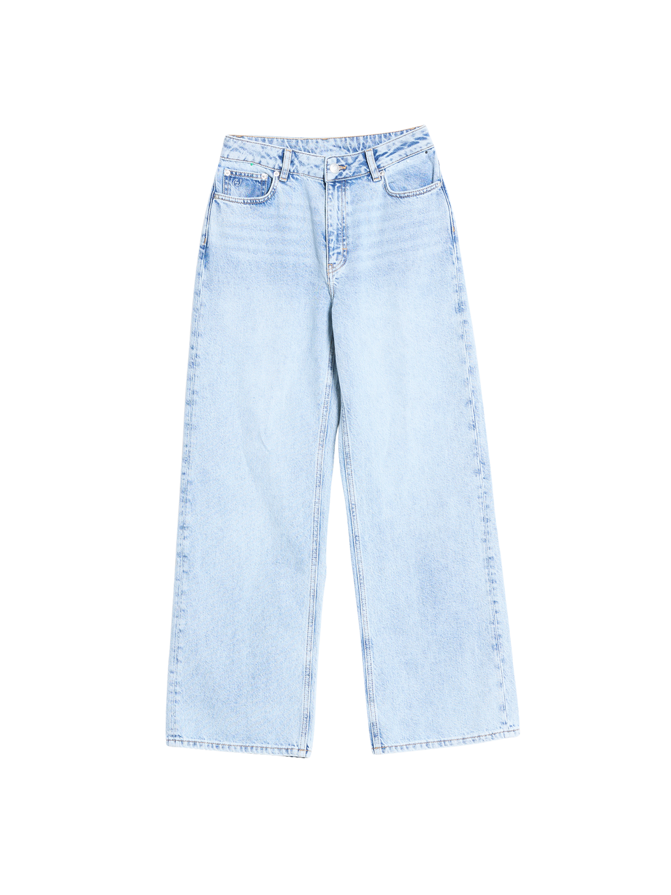 W Wide Jeans - Blue Washed