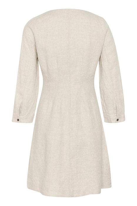 SolinaIW Fitted Dress - Haze Melange