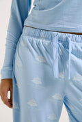 Pillow Princess Ls Pyjama Set - Puderblå