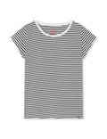 Mads Nørgaard Organic Jersey Teasy Tee FAV - Vit/Svart