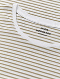 Fine Jersey Stripe Teasy Tee Fav - Brilliant White/Overland Trek