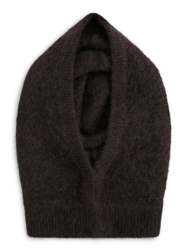 Kajsa Chunky Balaclava - Mörkbrun