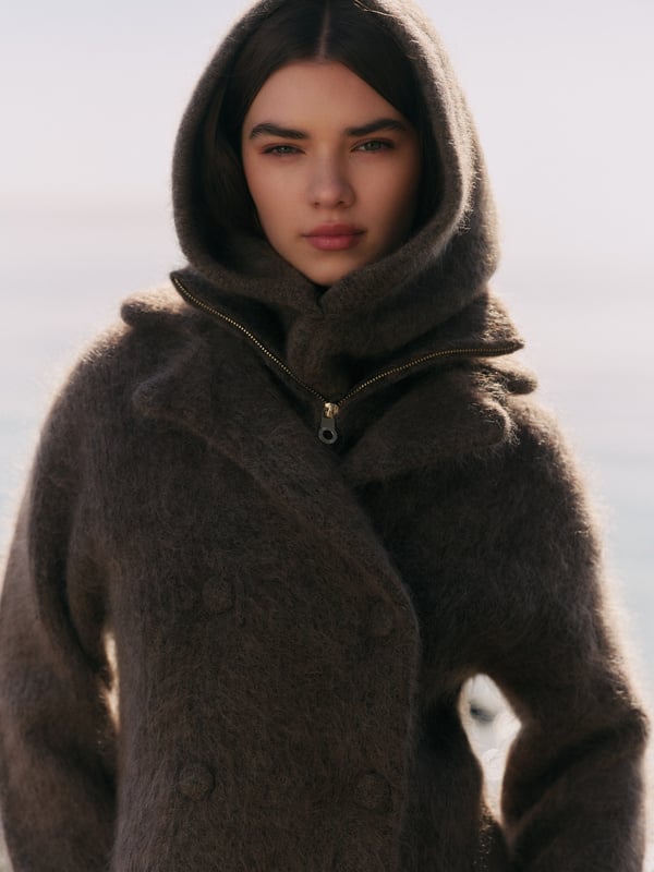 Kajsa Chunky Balaclava - Mörkbrun