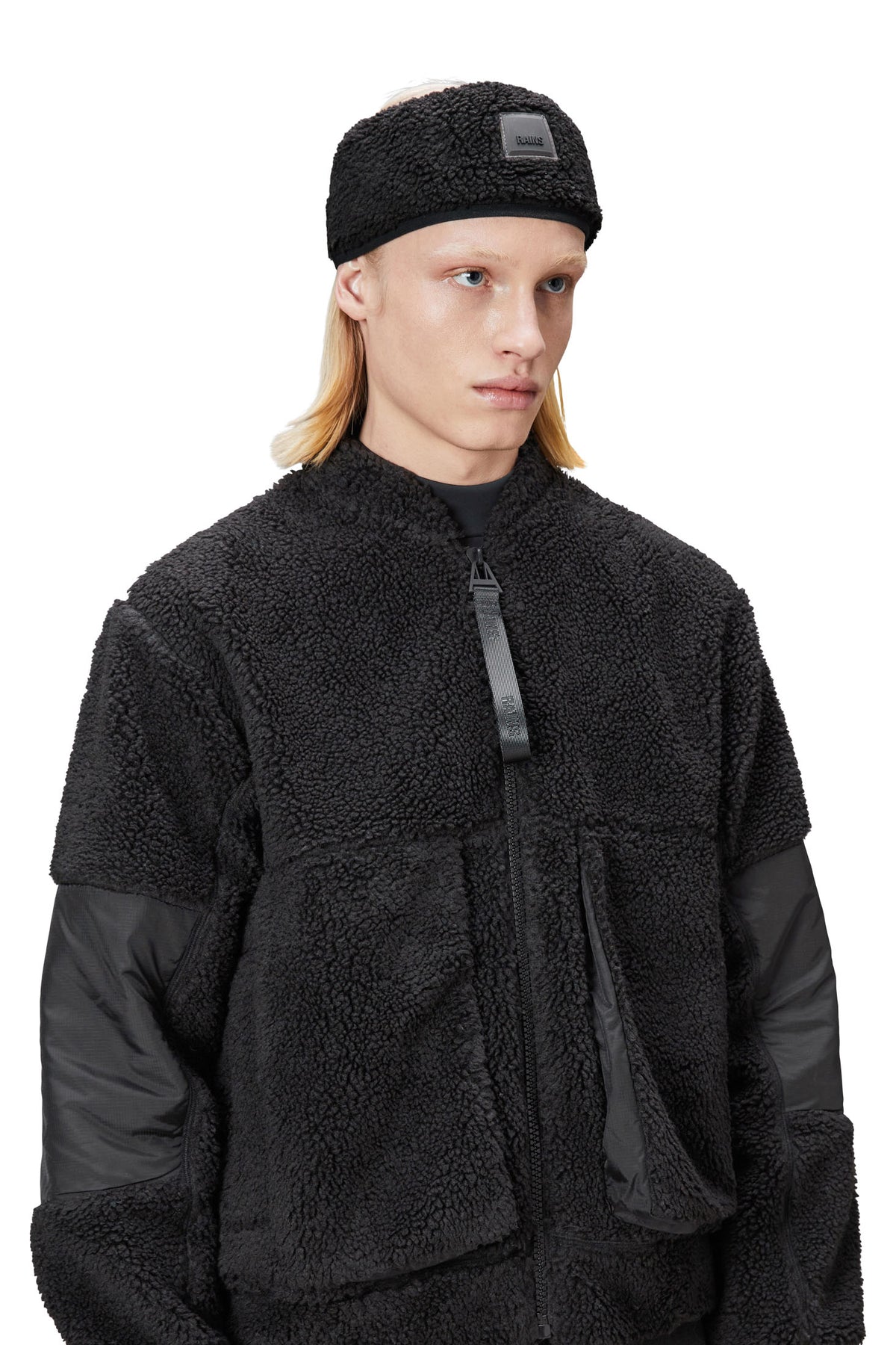 Kofu Fleece Headband - Black