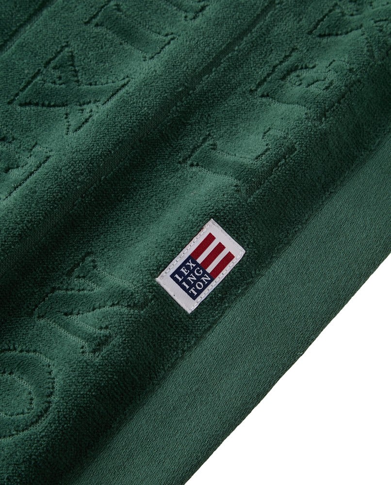 Velour Logo Towel Set 50X70 - Juniper Green
