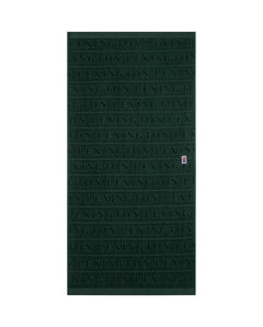 Velour Logo Towel Set 50X70/70X130 - Juniper Green