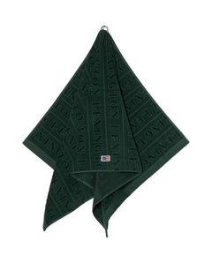 Velour Logo Towel Set 50X70/70X130 - Juniper Green