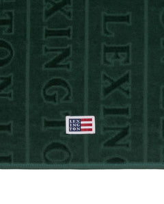 Velour Logo Towel Set 50X70/70X130 - Juniper Green