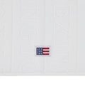 Velour Logo Towel Set 50X70/70X130 - Vit