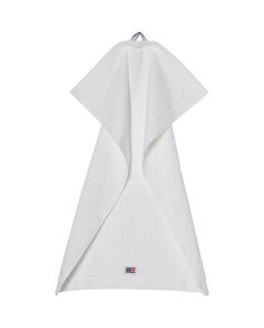 Velour Logo Towel Set 50X70/70X130 -  White