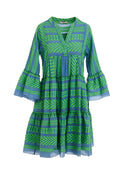 Ella Midi - Green/Blue