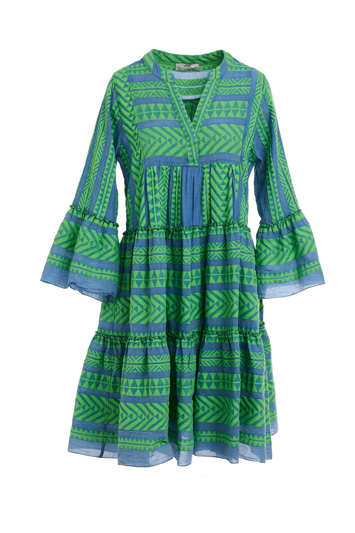 Ella Midi - Green/Blue