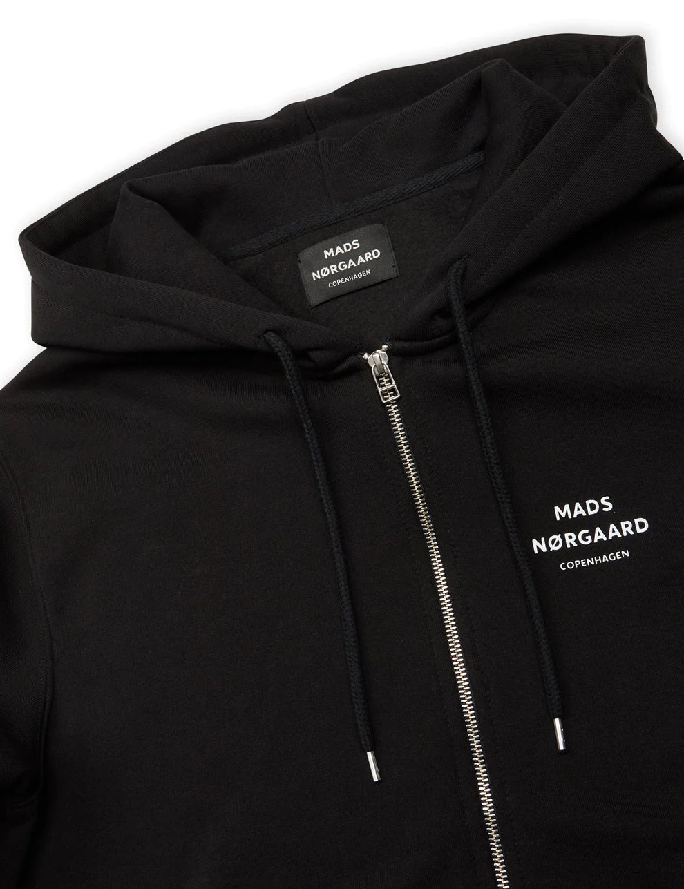 Standard Hoodie Zip Logo Sweat - Black