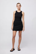 Mayday Mini Skirt - Anthracite Black