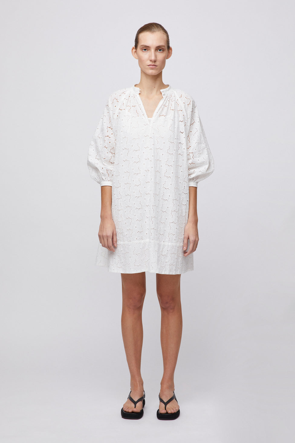 Lily Dress - Bright White