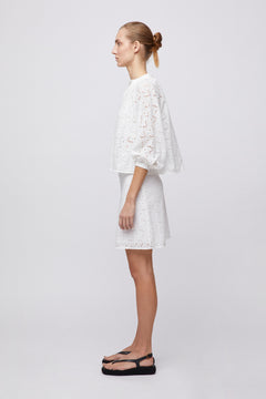Lily Skirt - Bright White